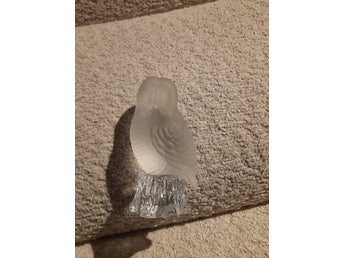 Glasfigur Uggla ca 10cm