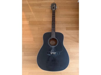 Yamaha FG-411 BL – Akustisk gitarr (Dreadnought, Svart)