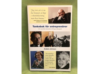 Tankebok för entreprenörer 222 citat från Aristoteles till Ingvar Kamprad / An