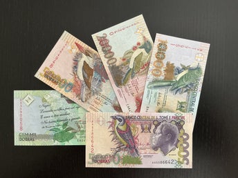 Sao Tome e Principe set 5000 10000 20000 50000 100000 Dobras 2013 ovikta/UNC
