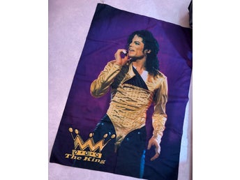 Michael Jackson posterflagga The King