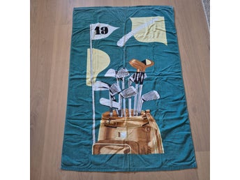 Strandhandduk i bomull retro