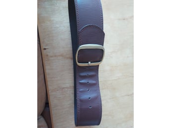 skärp BRUNT LÄDER längd 86-100 cm