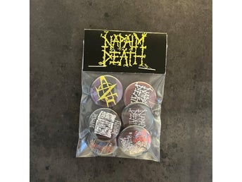 6 st Napalm Death pins (25 mm) * gratis porto *