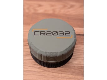 CR2032-batterier - förvaringsburk x12