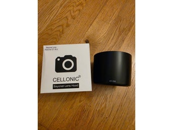 CELLONIC motljusskydd för ET-78 II. Passar till Canon EF 135mm & Canon EF180mm