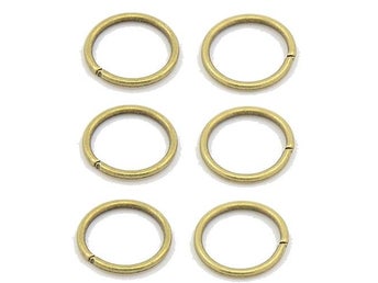 220 st ringöglor öppenbara 4 mm antik mini