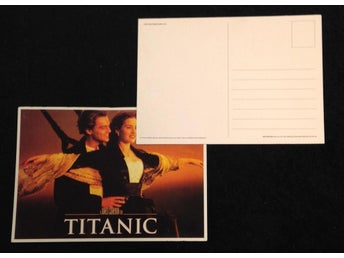 LEONARDO DI CAPRIO Kate Winslet - Vykort 1st Samlarobjekt Titanic