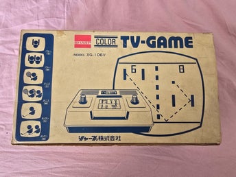 SHARP シャープ カラーテレビゲーム XG-106V 昭和レトロ ゲーム機 現状