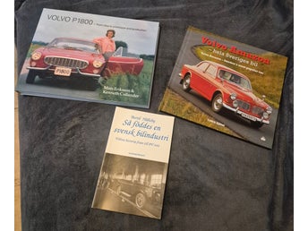 Bokpaket Volvo: Amazon,P1800 & så föddes en svensk bilindustri
