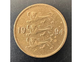 Mynt: Estland 10 senti - 1994 / coin Estonia
