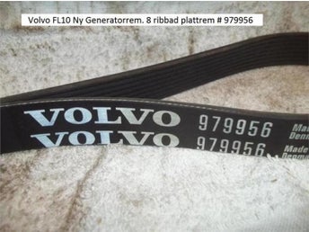 Volvo FL10 Ny Generatorrem. 8 ribbad plattrem # 979956