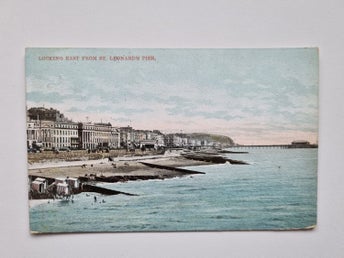 Vykort LOCKING EAST FROM ST. LEONARD'S PIER