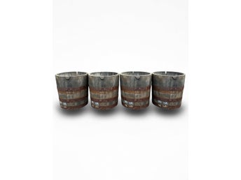 4st halva whiskyfat 60 liter , Ekfat , Stora planteringskärl , Krukor , Trädgård
