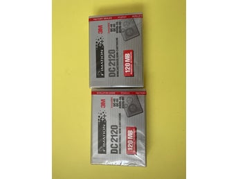 2st Imation 3M DC2120 Mini Cartridge 120MB QIC-80 Fabriksplomberade Oöppnade