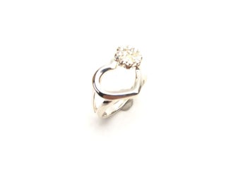 Poul Spender Lysgård sterling silver hjärtring