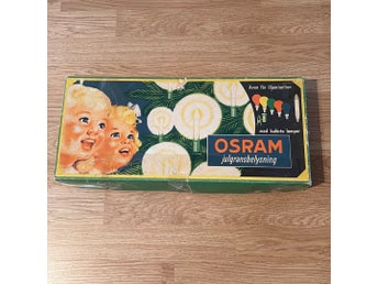 Vintage/retro Luma julgransbelysning