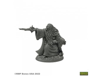 Reaper Bones USA Dungeon Dwellers: Erebus Nalas, Evil Sorcerer - Plastic
