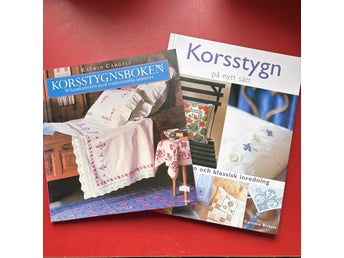 KORSSTYGNSBOKEN Katrin Cargill + KORSSTYGN PÅ NYTT SÄTT Caroline Birkett