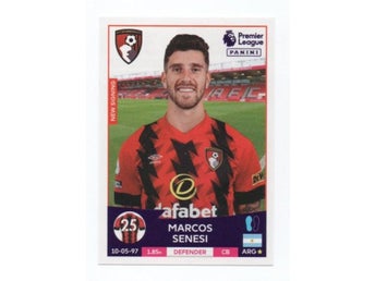 22-23 Panini Premier League Stickers Marcos Senesi