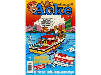 Acke Serietidning 1988 nr 11 (Oläst arkivex)