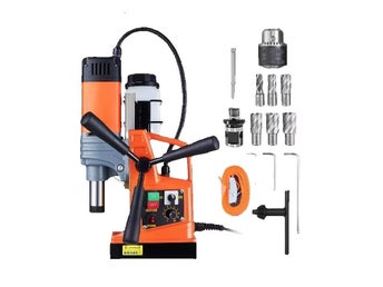 Magnetborrmaskin 1300W 40 mm Kärnborrning med Kraftfull Magnetfot