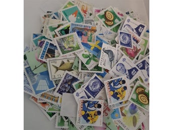 100 st frimärken inrikes brev ostämplade utan lim (390641176) ᐈ Köp på