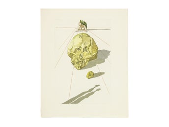 Hell nr 23 - The Punishment of Hypocrites - Salvador Dali - Trägravyr