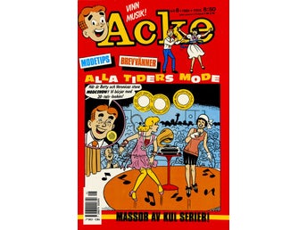 Acke Serietidning 1988 nr 6 (Oläst arkivex)