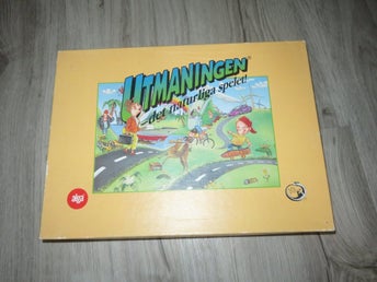 Utmaningen - Det Naturliga Spelet från Alga RETRO spännande om miljön fint beg