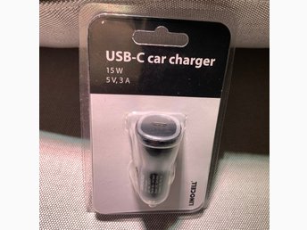 NY, 12V USB C bil laddare, adapter, 3A, 15W, USBC till iphone samsung mobil NY, 12V USB C bil laddare, adapter, 3A, 15W, USBC till iphone samsung mobil