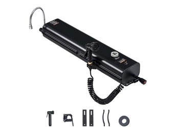 Takmonterad Vattentank med Duschsystem för Camping Offroad & Overlanding