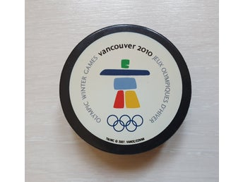 Ishockey Puck Olympic Games 2010