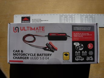 NY SMART Laddare 6V 12V 5A batteriladdare billaddare moped scooter mc husvagn mm