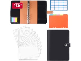 NY Komplett A5-budgetplanerare | Plastfickor | 23 x 17 cm