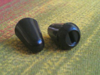 Stratocaster Repro Switch Tip Japan Fender DIY Replacement Black Svart Rock Punk