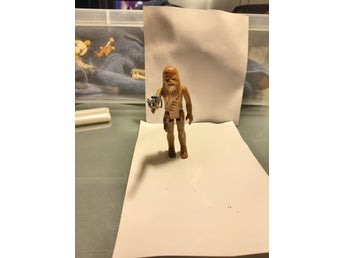 Vintage Star Wars Chewbacca-figur med vapen – 1977