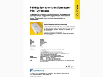 Billig isolationstransformator Billig isolationstransformator