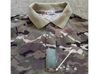 RRR. Armékläder T-shirt från Montenegros armé.