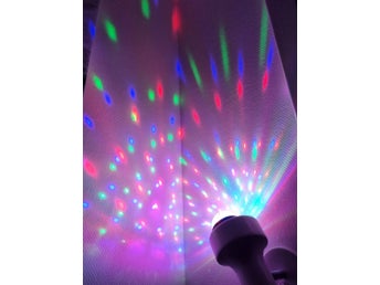 Discolampa (roterande LED)