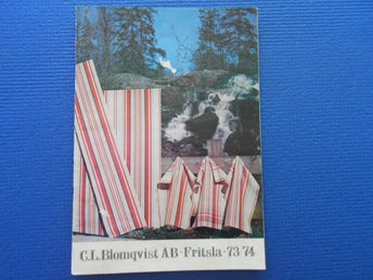 Katalog C L Blomqvist AB Fritsla 73/74