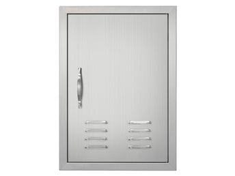 BBQ Access Door, 610x431 mm Single Outdoor Kitchen Door, Stainless Steel Flush
