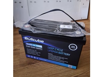 Bullcube 12.8V 100AH 1280Wh Batteri