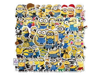 50 st Minions klistermärken