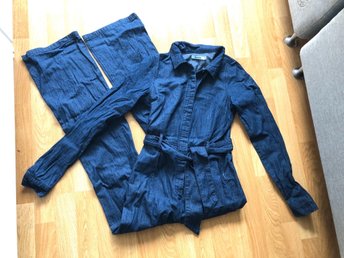 na kd jeans jumpsuit