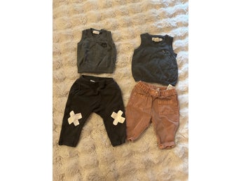 Klädpaket med västar och byxor, storlek 68