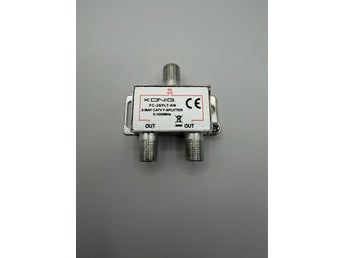 König FC-2SPLT-KN 2-vägs CATV F-splitter är 75 Ohm