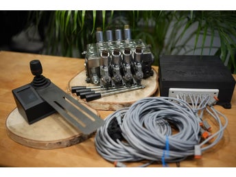 Proportionell panelbrandsalamander + Walvoil DPX100, 4 sektioner