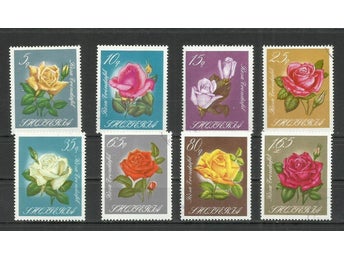1967.- Albanien - MNH/** - Rosrad - blomma