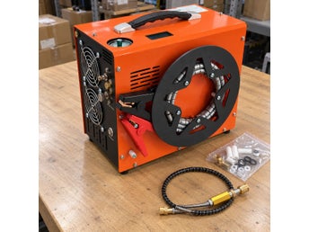 PCP Kompressor 300 Bar (4500 PSI) – 12V/230V Auto-Stop för Luftgevär